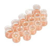 HWGING Proteggi Pavimento per Gambe di Sedia, 15 Pezzi, Coprigambe per Mobili in Silicone, Feltrini per Pavimenti in Legno