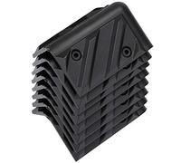 HWGING Protezione Angolare per Altoparlante Ispessente, Angolo Avvolgente in Plastica Ad Angolo Retto con Kit di Viti 8 Pezzi