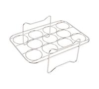 HWGING Set di Cestelli per Cottura a Vapore per Uova in Acciaio Inossidabile 304, Spiedini per Barbecue, Adatti per Alimenti