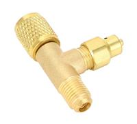 HWGING Strumento di riparazione per linee di condizionamento valvola di ricarica del refrigerante valvola di scarico 1/4 SAE 7/16 20 UNF per R22 R12 parti del condizionatore d'aria