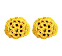 HWIREUIGT 100 Pezzi Teste di Girasole Artificiali Fiori di Seta del Sole Composizioni di Girasoli Artificiali per La Decorazione della Casa della Festa di Compleanno 7 Cm