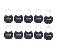 HWIREUIGT 10X Smart Time Lock Display LCD Blocco Orario Timer Elettronico da Viaggio Multifunzione