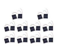 HWIREUIGT 20 PZ 1.5V 400Ma 80X60Mm Micro-Mini Power Solar Celle per Solari - Progetti DIY - Giocattoli - Caricabatterie