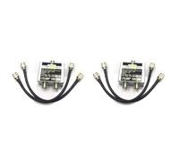 HWIREUIGT 2X Combinatore di Antenne per HAM MX62 Combinatore Lineare un Frequenza (HF/VHF/UHF) Duplexer per Stazione di Transito