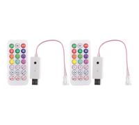 HWIREUIGT 2X DC5V SP620E USB Bluetooth Musica Pixel Controller Remote per WS2812 RGB Led Strip Light Tape