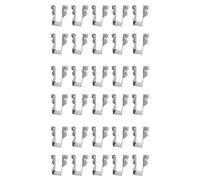 HWIREUIGT 30 Staffe Robuste per Travetti LU24 2X4 Ganci per Travetti Zincati per Montaggio Frontale Ganci per Travetti per Legno Cravatte per Uragano Cravatte per Travi