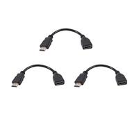 HWIREUIGT 3X -Compatibile A Femmina di Estensione Corto e per Chrome Cast, Fire, Connessione Stick per Tv