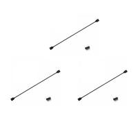 HWIREUIGT 3X di Prolunga 5V un 3 Pin per Scheda Madre del Computer Prolunga di Connessione Hub Splitter ARGB, Nero