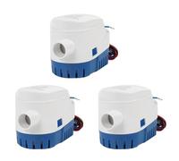 HWIREUIGT 3X Pompa di Sentina 12V 1100GPH Pompa Acqua Marina Automatica per Barche Pompa Sommergibile per Yacht A Motore Idrovolante Pompa per Houseboat