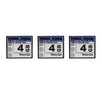 HWIREUIGT 3X Professional Scheda di Memoria Compact Flash da 4 GB (Bianco & Blu)