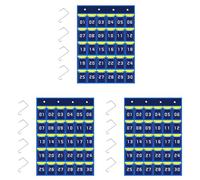 HWIREUIGT 3X Tasca Numerata Organizzatore da Appendere per Cellulare Borsa Portaoggetti da Appendere per Porta Cellulare nel Classe (30 Tasche)