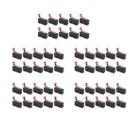 HWIREUIGT 50Pcs Micro-Roller Leva Braccio Aperto Chiudi Finecorsa Kw12-3 PCB Microinterruttore