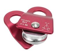 HWIREUIGT Carrucola Mobile da 20 KN per Arrampicata su e Attrezzature Arboricole, Diametro della Corda 1/2 Pollice.