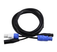 HWIREUIGT Flessibile per Illuminazione Stage Testa Mobile XLR DMX512 Powercon Combo 3 X 1.5mm per Combinazione di Alimentazione 2m