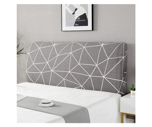 HWJFDC Copri Testata Letto Matrimoniale Stampa Copritestata del letto all-inclusive Spandex Elastico Copritestata del letto Copritestata Morbida protezione antipolvere(Style 1,W180 x H(50-70) cm)