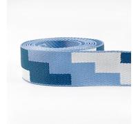 HWJFDC Fettuccia 2/4M 2,2mm di Spessore 38/50mm Nastri in fettuccia Jacquard in Poliestere for Tracolla Cintura Borsa Zaino Fai da Te Cucito Accessori sbieco(RD050-07,38mm-4Meters)