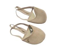 HWJFDC Mezze Punte Danza Classica Scarpe da Ginnastica Ritmica con Punta a Mezza Suola, Scarpe a in Microfibra(S (34-35))