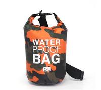 HWJFDC Sacca Impermeabile Borsa stagna impermeabile for donne e uomini, 2/5/10/15/20/30 litri, borsa sportiva for nuoto, canottaggio, kayak, rafting, trekking sul fiume(B1 5L-Single strap)