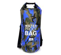 HWJFDC Sacca Impermeabile Borsa stagna impermeabile for donne e uomini, 2/5/10/15/20/30 litri, borsa sportiva for nuoto, canottaggio, kayak, rafting, trekking sul fiume(F2 30L Double strap)