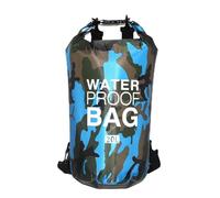 HWJFDC Sacca Impermeabile Borsa stagna impermeabile for donne e uomini, 2/5/10/15/20/30 litri, borsa sportiva for nuoto, canottaggio, kayak, rafting, trekking sul fiume(E4 20L Double strap)