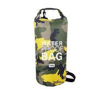 HWJFDC Sacca Impermeabile Borsa stagna impermeabile for donne e uomini, 2/5/10/15/20/30 litri, borsa sportiva for nuoto, canottaggio, kayak, rafting, trekking sul fiume(10L-Single strap)