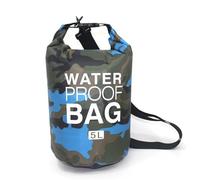 HWJFDC Sacca Impermeabile Borsa stagna impermeabile for donne e uomini, 2/5/10/15/20/30 litri, borsa sportiva for nuoto, canottaggio, kayak, rafting, trekking sul fiume(B4 5L-Single strap)