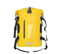 HWJFDC Sacca Impermeabile Borsa stagna impermeabile in PVC, zaino da escursionismo di grande capacità 30 litri, borsa for immersioni e nuoto con separazione tra bagnato asciutto(Yellow)