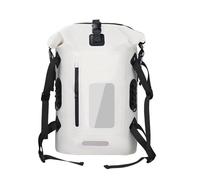 HWJFDC Sacca Impermeabile Borsa stagna impermeabile in PVC, zaino da escursionismo di grande capacità 30 litri, borsa for immersioni e nuoto con separazione tra bagnato asciutto(White)