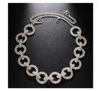 HWJFDC Spalline Reggiseno Anello con Strass Top a Catena con Spalla for Donna Moda Cinturino Reggiseno Lingerie Catene for Il Corpo Gioielli Accessori for Abiti(1 Pair Silver)