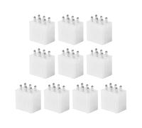 Hwmsza 10 pz 6-Pin Connettore Connettore di Alimentazione Looper ForCompatible con As-IC Miner Antminer S9 S9k S9j L3 DR3 T9 Z11 Z9 B7 X3 A4 A9 M3 Z1PRO Eibt E10.2 (Color : Straight Head)