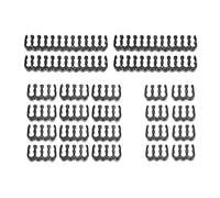 Hwmsza 24pc PP Cavo di Estensione di Alimentazione Pettine 4 6 8 Spille Connettore di Alimentazione Clip Organizzatore Comò Morsetto CPU PC Computer Cable Manager (Color : Svart)