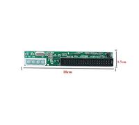Hwmsza 40PIN IDE su Scheda SATA Registratore di unità Ottica con Disco Rigido PATA su Scheda di conversione seriale SATA a parallela (Color : Narrow Board)
