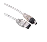 Hwmsza 4p da 4 Pin a 6 Pin IE-EE 1394 Compatibile con Cavo Adattatore Il-Ink 4pin a 6pin Firewire Cavo DV Cavo della Fotocamera 5ft