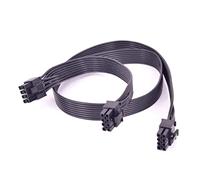 Hwmsza Cavo di Alimentazione da 8 Pin a Doppio 6 + 2 Pin PCIe 8 Pin da 1 a 2 spliter Compatibile con Cor-sair RM1000 RM850 RM750 RM650 RM550 RM450 (Size : 0.8m, Color : 1)