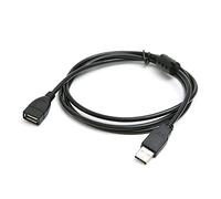 Hwmsza Cavo USB 2.0 Maschio a Femmina Sincronizzazione Dati USB 2.0 Cavo di Prolunga Cavo di Prolunga USB Cavo di Prolunga Super Speed 80/150 cm (Size : 1.5M, Color : Svart)