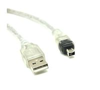 Hwmsza Cavo USB Maschio a Firewire IEEE 1394 4 Pin Maschio ILink Cavo Adattatore Firewire 1394 Compatibile con Cavo SO-NY DCR-TRV75E DV 120 cm