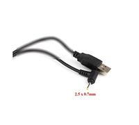 Hwmsza DC Plug dell'adattatore di Alimentazione USB Converti in 2,5 * 0,7 mm/DC 2507 2,5 x 0. 7 mm a Forma di l Scuro j Jack angolare Destra con Cavo connettore del Cavo