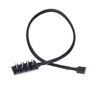 Hwmsza PC Case Fan Sleeved Cavo di Alimentazione Hub Splitter Cavo di prolunga Splitter Adattatore Controller da 1 a 5 Vie Ventola di Raffreddamento CPU PWM a 4 Pin (Color : D)