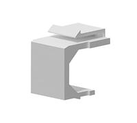 Hwmsza RJ45 e amp;LC &Accoppiatore SC Snap-in Keystone Frame Piastra cieca Compatibile con Pannello Patch Vuoto modulare (Size : 50pcs, Color : Blind Plate White)
