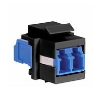 Hwmsza RJ45 e amp;LC &Accoppiatore SC Snap-in Keystone Frame Piastra cieca compatibile con pannello patch vuoto modulare (Size : 100pcs, Color : LC SC Keystone Frame)
