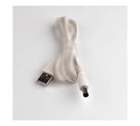 Hwmsza USB A 5,5/2,1 mm Potenza a botte 5V 5,5 x 2.1 Mm Dark Snowy 5,5/2,5 5,5 x 2,5 mm 5 V M~ni DC Cavo spina jack (Size : 1M, Color : White)