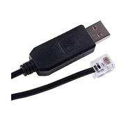 Hwmsza USB RS232 Compatible With RJ11 Cavo di programmazione del convertitore seriale compatibile con la chiave Plc Collegare PC Comunicazione (Size : 6ft, Color : DB9 FEMALE to RJ12)