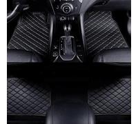 HWMUMI 4 Pezzi Tappetini per Auto in Pelle da per Genesis G80 EV2023-2025, Set di Tappeti Antiscivolo Anteriori e Posteriori Impermeabili Rivestimenti Tappeti Accessori Interni,A/Black