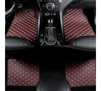 HWMUMI 4 Pezzi Tappetini per Auto in Pelle da per Genesis G80 EV2023-2025, Set di Tappeti Antiscivolo Anteriori e Posteriori Impermeabili Rivestimenti Tappeti Accessori Interni,F/Brown
