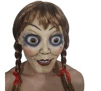 Hworks Annabelle Comes Home, maschera in lattice con capelli, accessorio per costume cosplay per Halloween