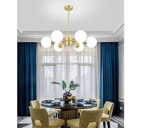 HWSY Lampada a Sospensione Moderno Vintage, 12 Teste, Oro, 64 cm, 92 cm, 10720 Lumen, A++