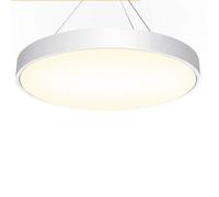 HWSY Lampada a Sospensione Rotonda a LED Lampadario da Ufficio Lampada da Bar Creativa Edificio per uffici Studio Lampade a Sospensione da Ristorante Plafoniera Moderna Luce Calda Decorazione a Luce