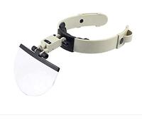 HWSY Lente d'Ingrandimento per Fascia con Luce a LED, Lente d'Ingrandimento per Lettura a Mani libere montata sulla Testa, Gioielliere, Lente per Orologio Interesting