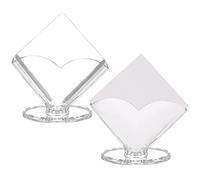 Hwtcjx 2 Pezzi Portatovaglioli da Tavolo, Portatovaglioli di Carta, Portatovaglioli per Cucina, Portatovaglioli da Tavola, Portatovaglioli da Cocktail, Portatovaglioli Moderno, 18 x 17 x 6 cm