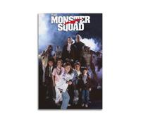 HWUEWQLERJI Poster artistico da parete con motivo "The Monster Squad", poster decorativo su tela per soggiorno, camera da letto, 30 x 45 cm, senza cornice
